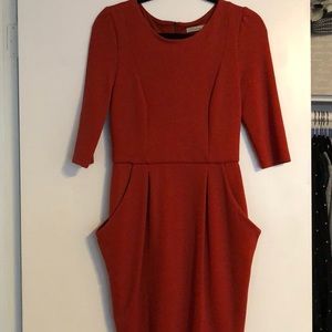 ASOS Rust Orange Dress